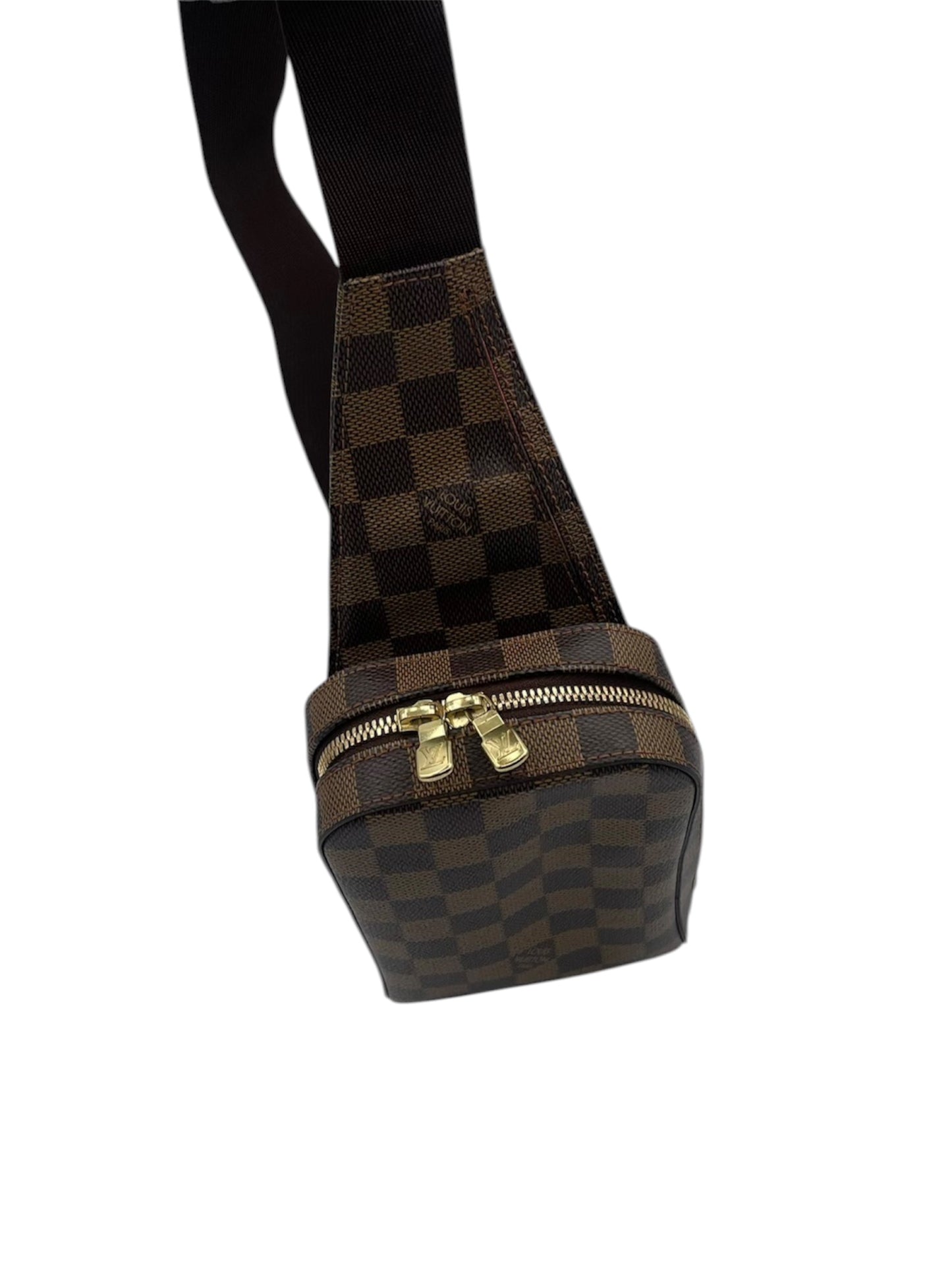 Louis Vuitton Pochette Florentine – Damier Ebene Mini Crossbody Bag