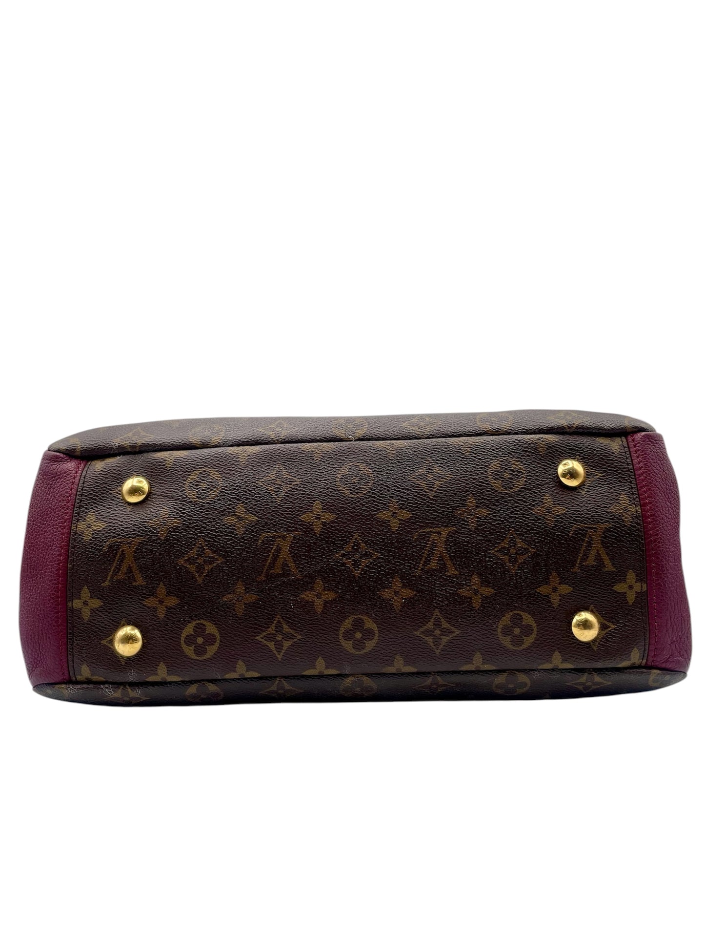 Louis Vuitton Pallas MM – Monogram Canvas w/Bordeaux Leather Trim