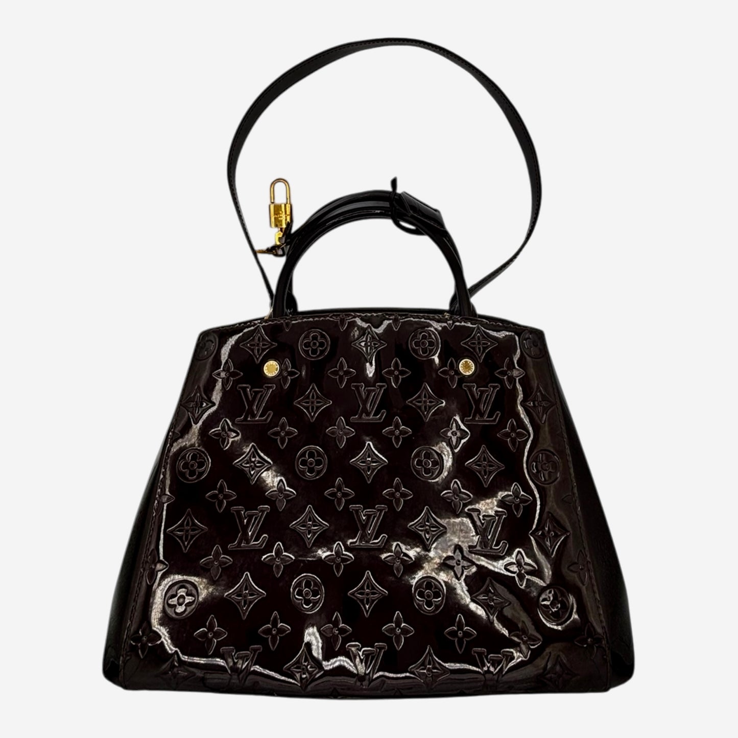 Louis Vuitton Monogram Vernis Melrose Avenue Amarante Patent Leather w/Strap