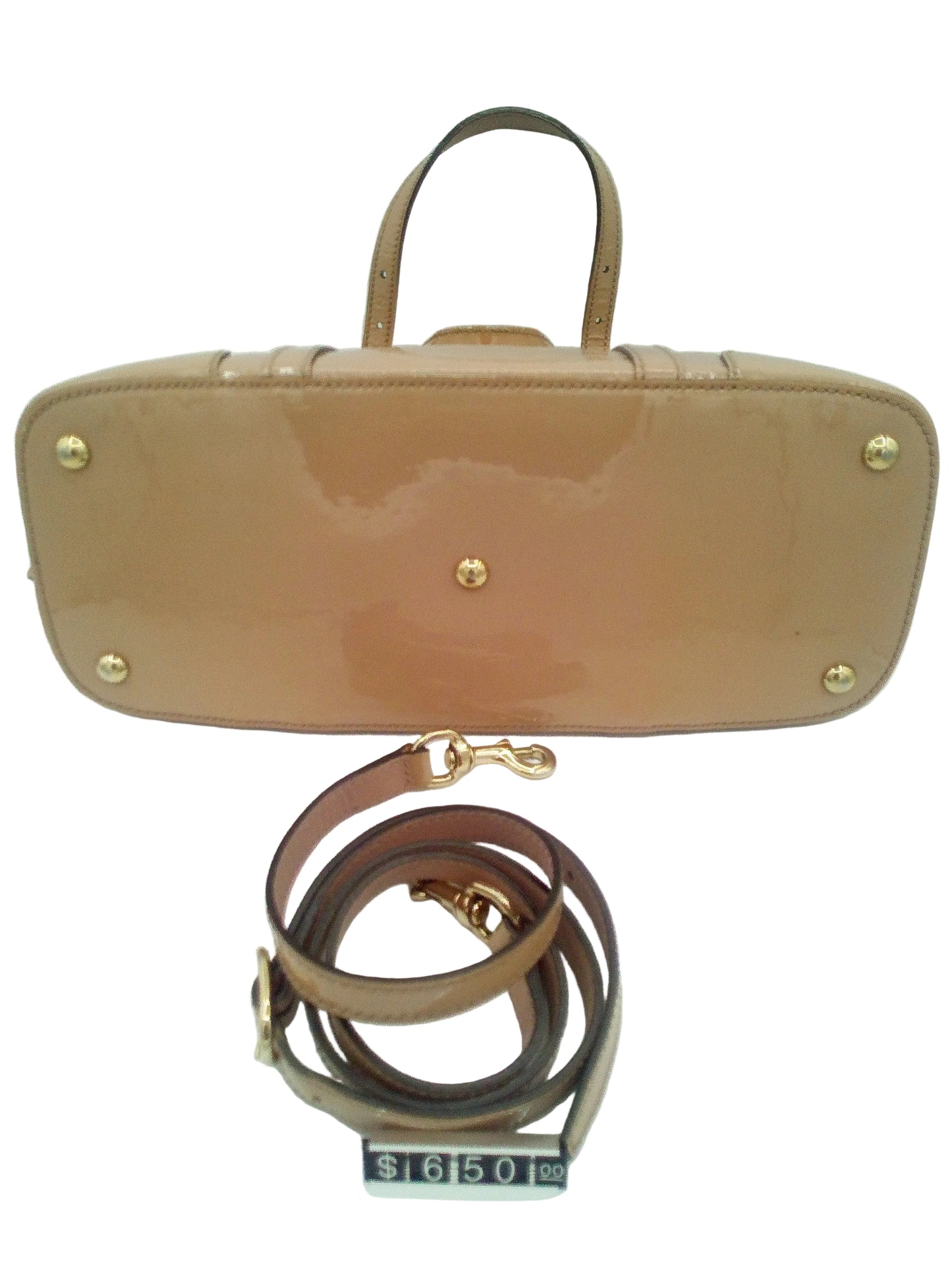 Gucci Guccissima Dome Two Way Bag- Mocha