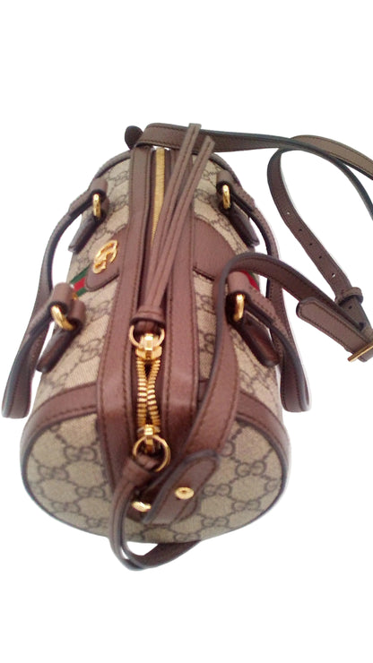 Gucci Ophidia GG Supreme Boston Bag
