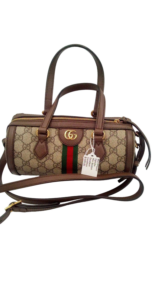 Gucci Ophidia GG Supreme Boston Bag
