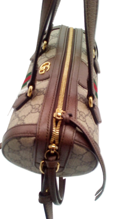 Gucci Ophidia GG Supreme Boston Bag