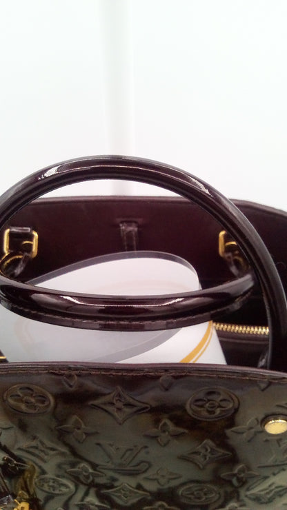 Louis Vuitton Montaigne MM Vernis Amarante- LV