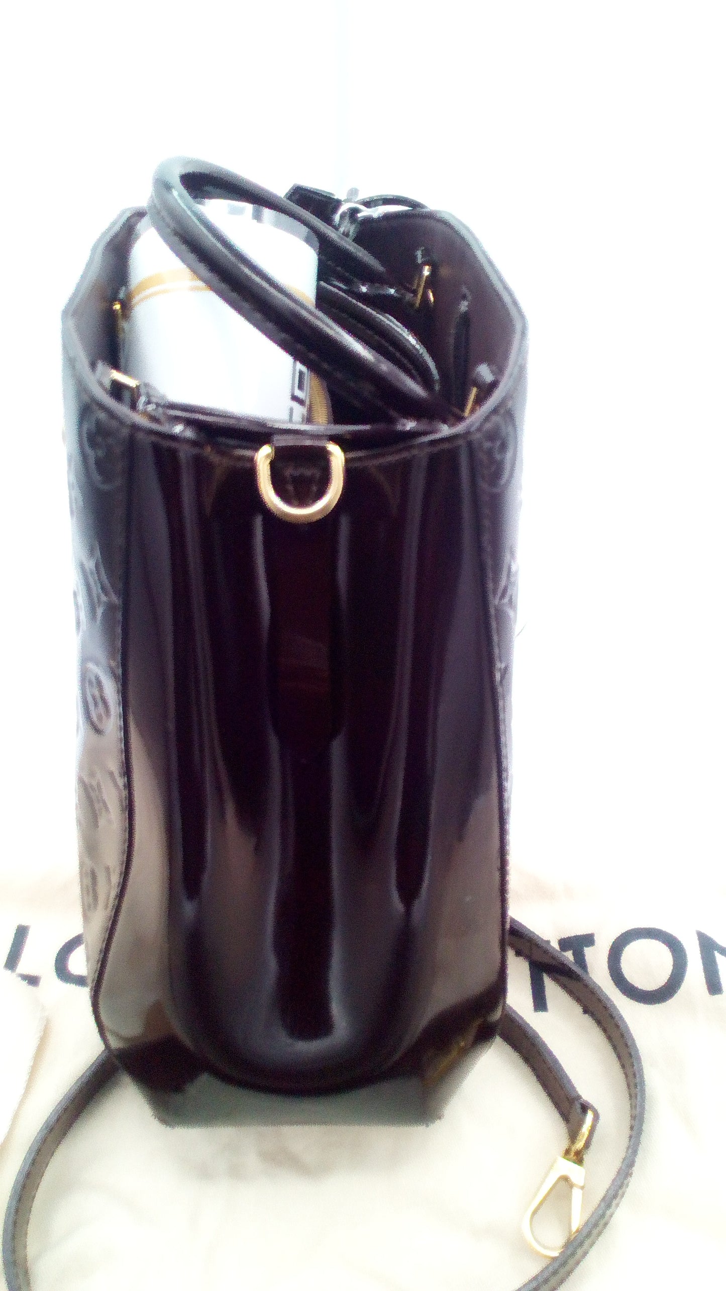 Louis Vuitton Montaigne MM Vernis Amarante- LV