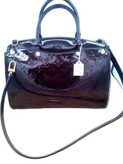 Louis Vuitton Brea Vernis Amarante- Brown Patent Leather LV