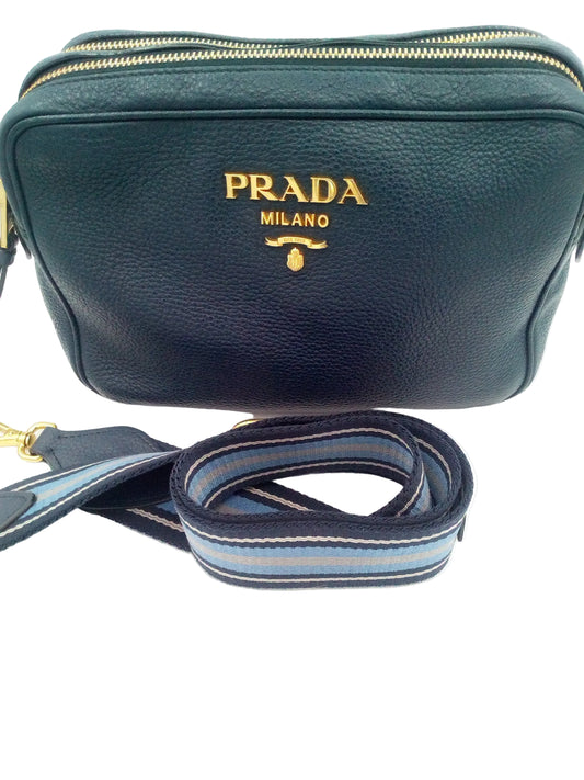 Prada Vittelo Double Zipper- Black Prada