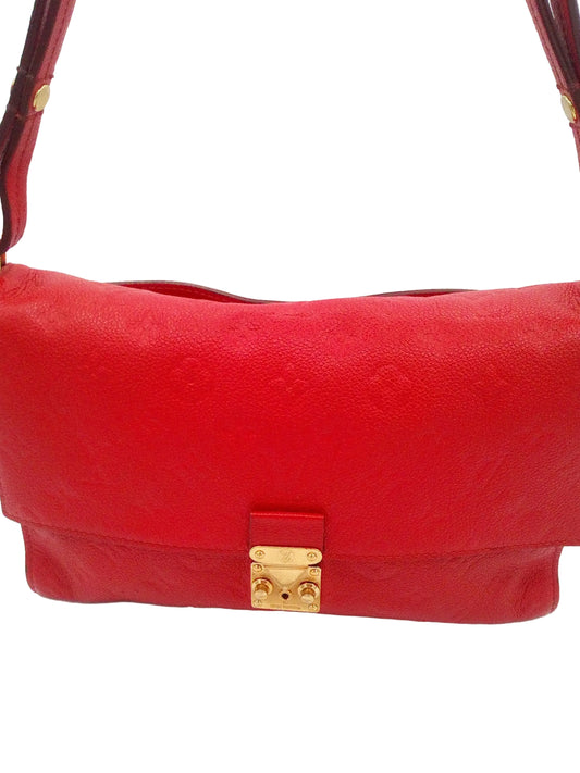 Louis Vuitton Fascinante Monogram Empreinte Bag- Red LV
