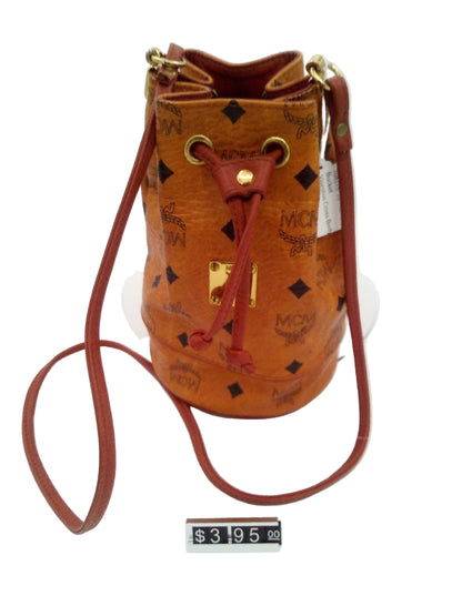 MCM Mini Bucket Visetos Cross Body Bag
