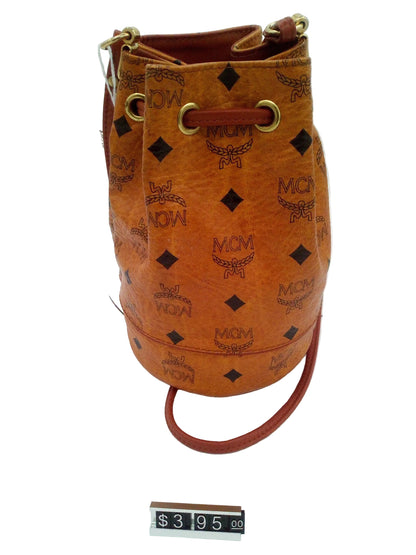 MCM Mini Bucket Visetos Cross Body Bag