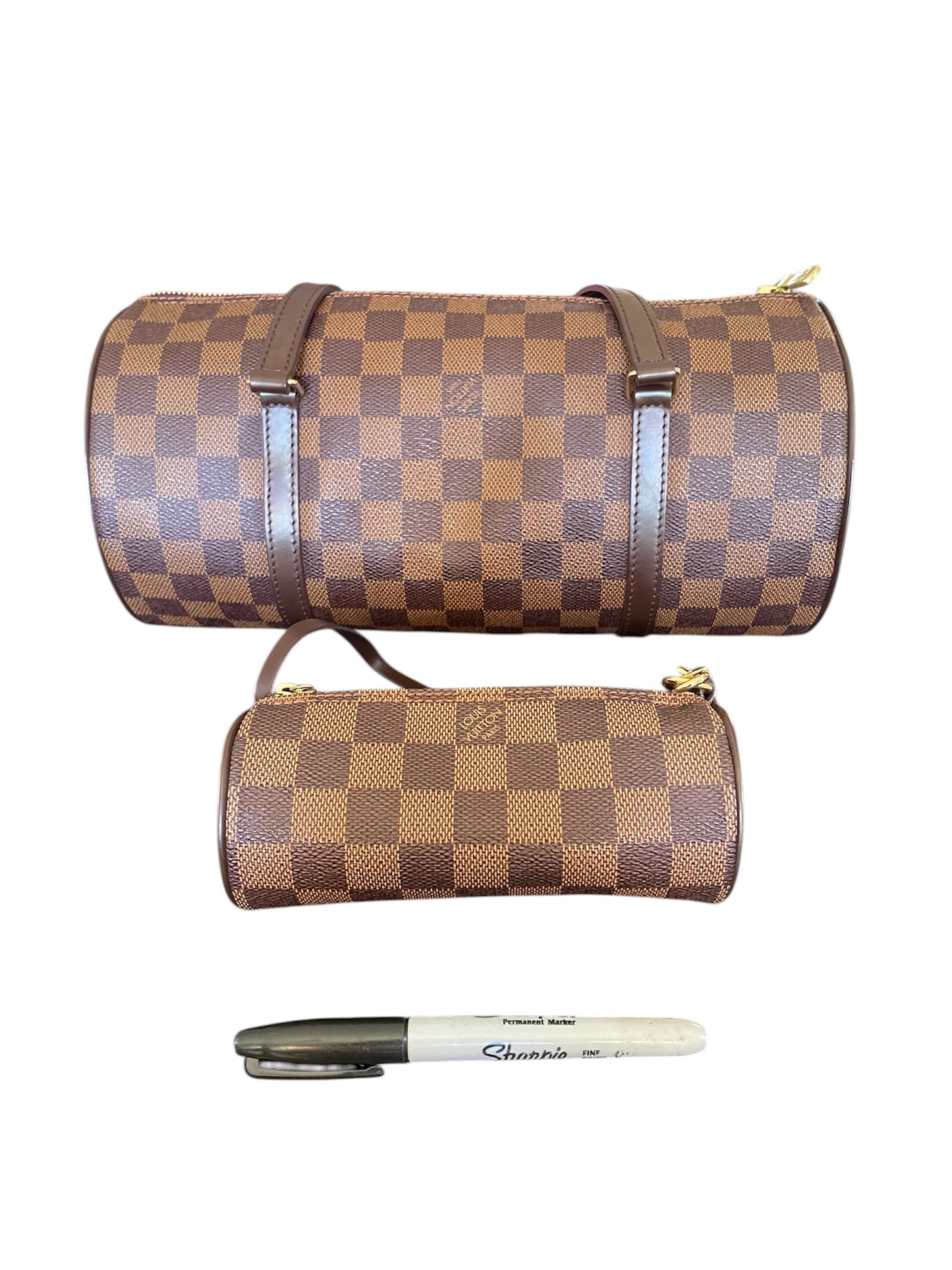 Louis Vuitton Damier Ebene Papillon 30 Set w/ Mini Papillon