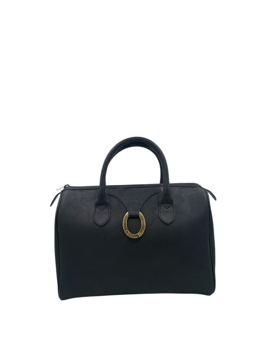 Christian Dior Vintage Monogram Diorssimo Boston Bag- Black
