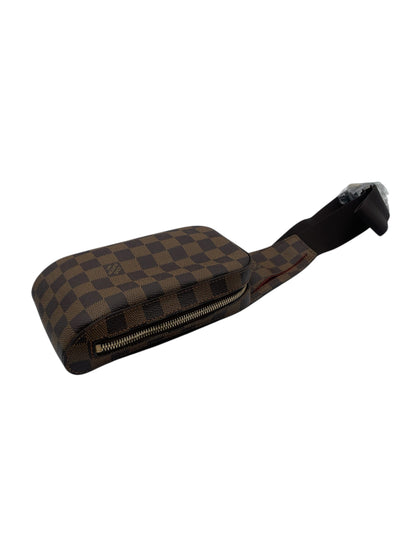 Louis Vuitton Pochette Florentine – Damier Ebene Mini Crossbody Bag