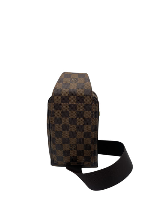 Louis Vuitton Pochette Florentine – Damier Ebene Mini Crossbody Bag