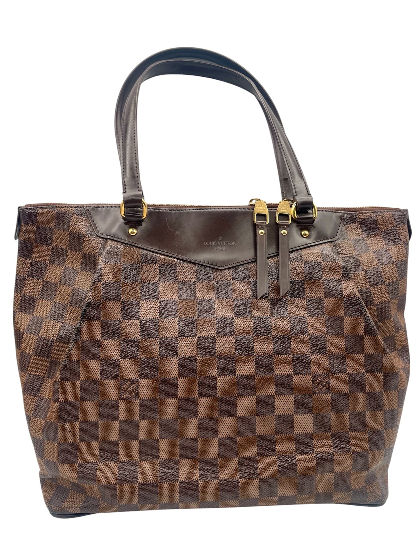 Louis Vuitton Retiro NM – Damier Ebene Canvas w/Dark Leather Trim