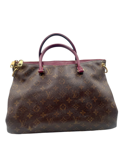 Louis Vuitton Pallas MM – Monogram Canvas w/Bordeaux Leather Trim
