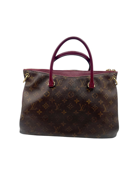 Louis Vuitton Pallas MM – Monogram Canvas w/Bordeaux Leather Trim
