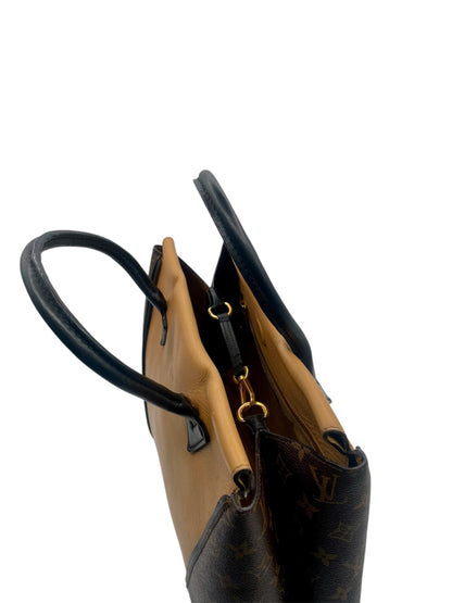 Louis Vuitton Lockme Cabas- Black/Tan w/Monogram Sides