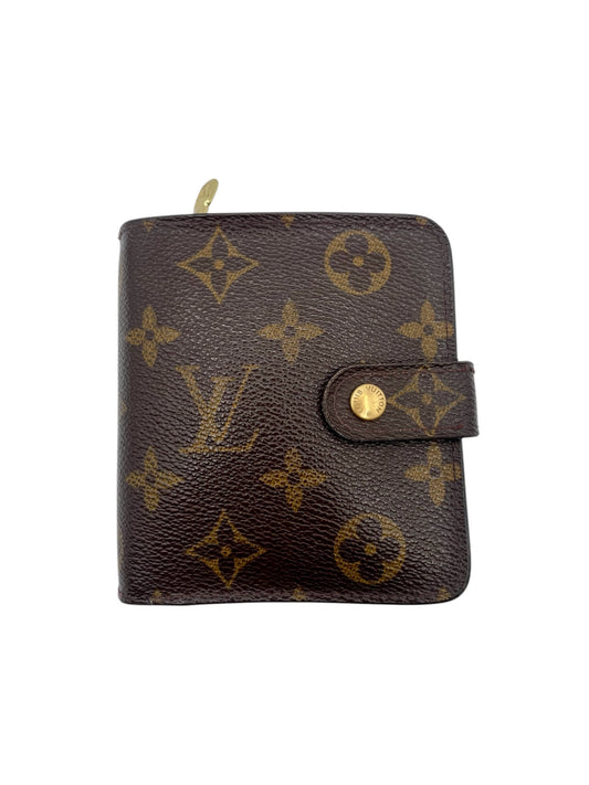 Louis Vuitton Elise Wallet – Monogram Canvas Compact Trifold