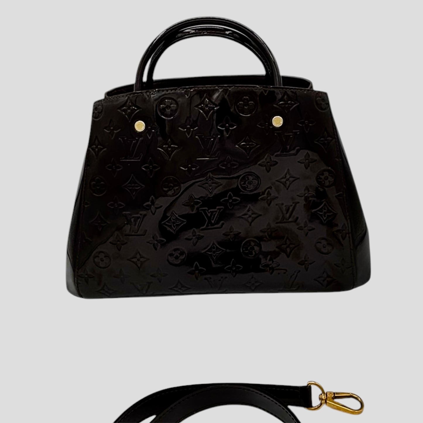 Louis Vuitton Monogram Vernis Melrose Avenue Amarante Patent Leather w/Strap