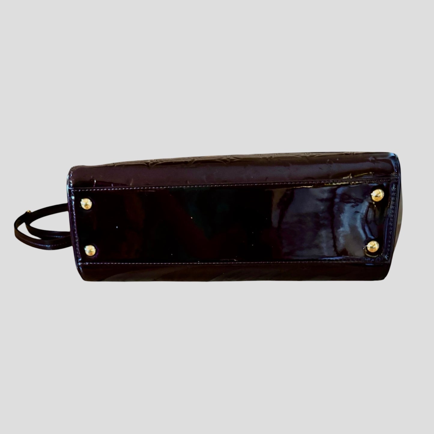 Louis Vuitton Monogram Vernis Alma PM Amarante Patent Leather w/Strap