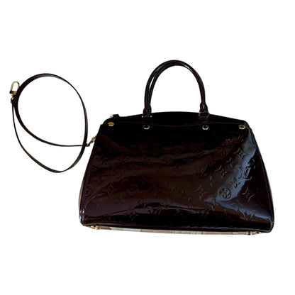 Louis Vuitton Monogram Vernis Alma PM Amarante Patent Leather w/Strap