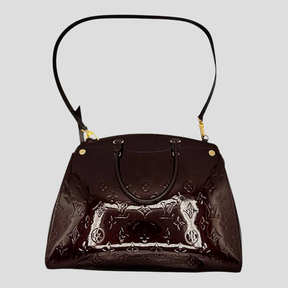Louis Vuitton Monogram Vernis Alma PM Amarante Patent Leather w/Strap