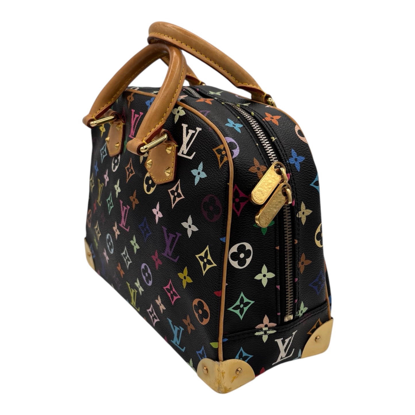Louis Vuitton Multicolore Speedy 30 Noir Monogram by Takashi Murakami