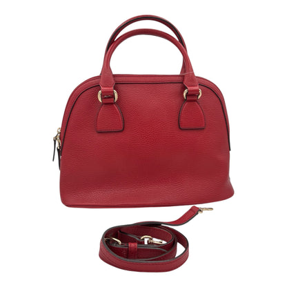 Gucci Soho Leather Tote- Red