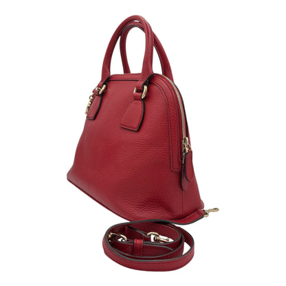 Gucci Soho Leather Tote- Red