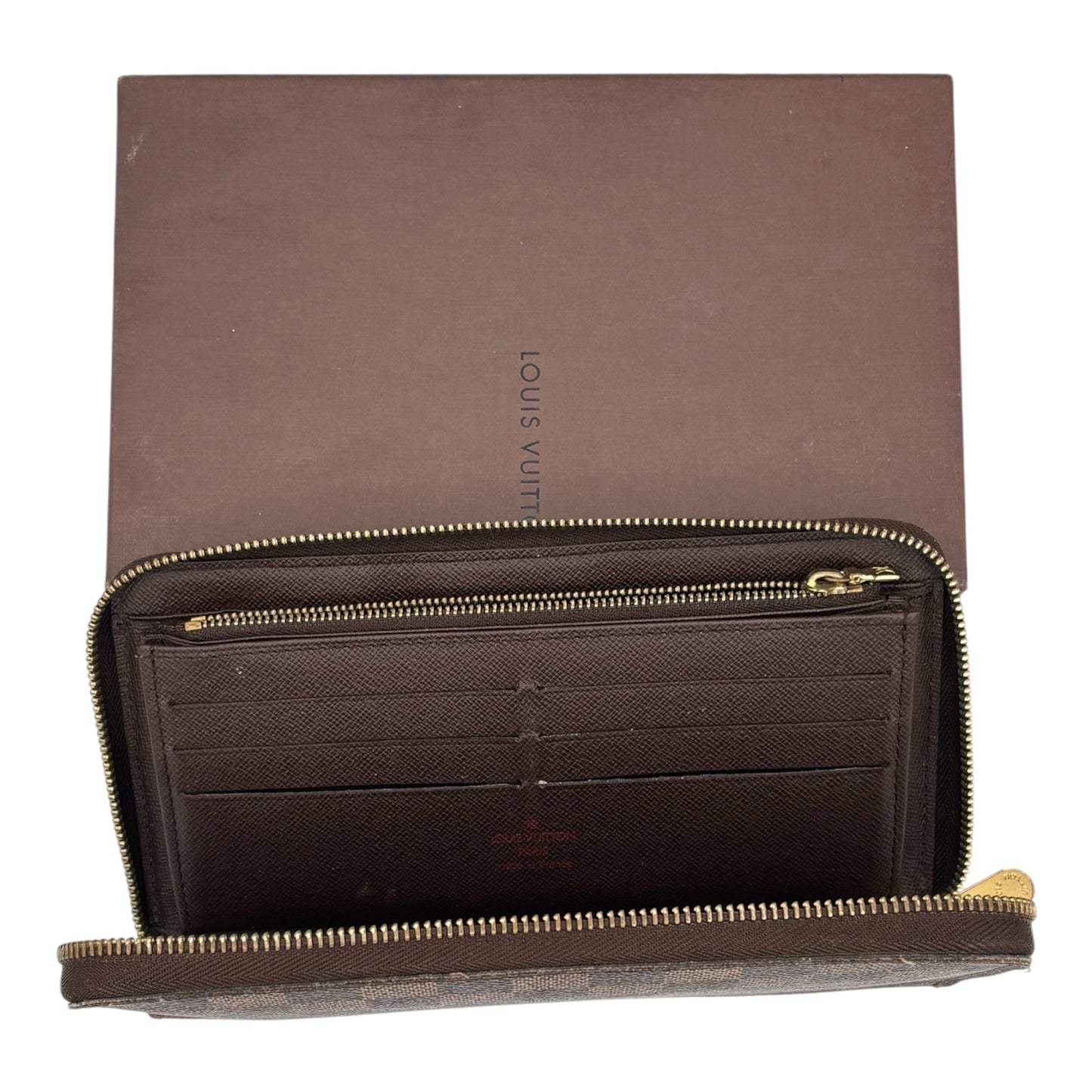 Louis Vuitton Damier Ebene Zippy Wallet