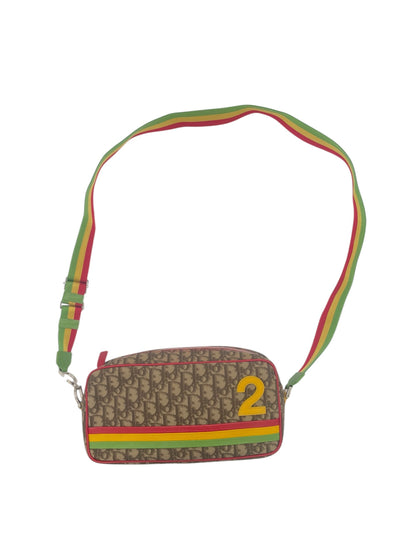 Christian Dior Rasta Trotter “2” Crossbody Bag