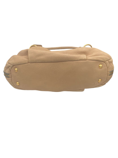 Prada Vitello Daino Leather Hobo w/ Gold Hardware- Tan